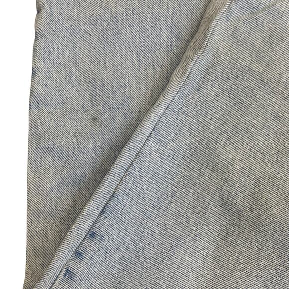 Lenny Upcycled Vintage Levi’s Jeans Light Wash Distressed Mom Jeans 90s Retro - Picture 12 of 16